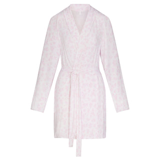SKIMS SLEEP SHORT ROBE | SNOW DELICATE FLORAL PRINT