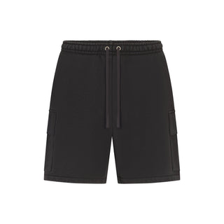 HEAVYWEIGHT FLEECE MENS CARGO SHORT | WASHED ONYX