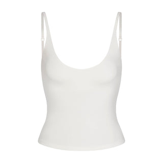 SMOOTH LAYERS SCOOP NECK CAMI | EGRET