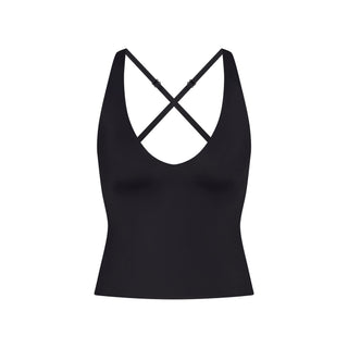 NikeSKIMS SHINE V-NECK TANK | OBSIDIAN