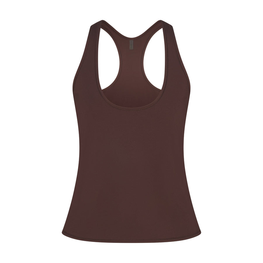 NikeSKIMS AIRY RACER BACK TANK | DARK SEPIA