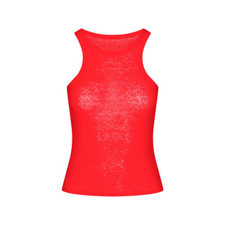 SHEER RIB TANK | CARMINE