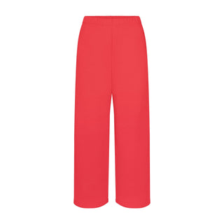 COTTON FLEECE CLASSIC STRAIGHT LEG PANT | WASHED RED