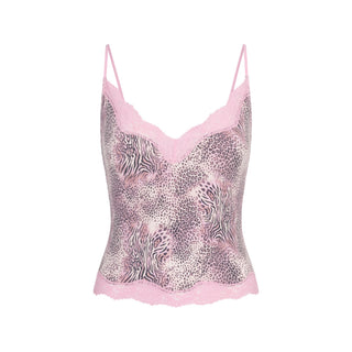 SKIMS SLEEP LACE CAMI AND PANT SET | BLOOM MINI MULTI ANIMAL