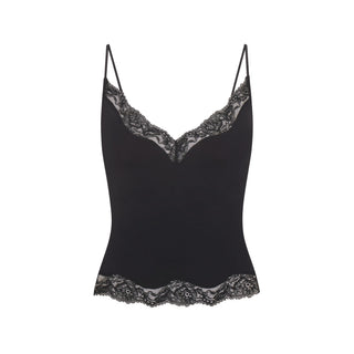 SKIMS SLEEP LACE CAMI AND PANT SET | ONYX