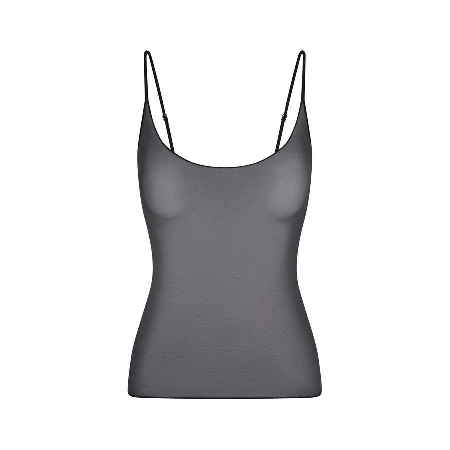 ULTRA FINE MESH CAMI | OBSIDIAN