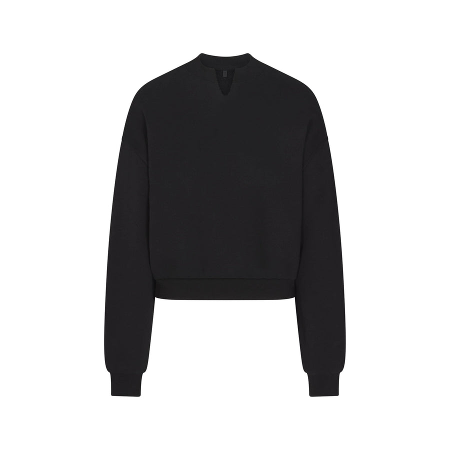HEAVYWEIGHT FLEECE CREWNECK | ONYX