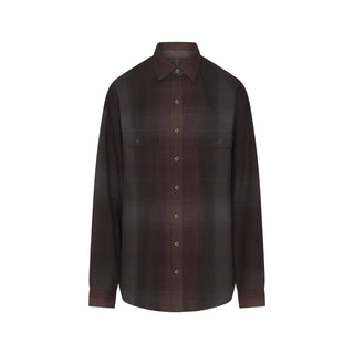 WASHED FLANNEL OVERSIZED SHIRT | PHOENIX SHADOW PLAID