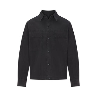 WOVEN MENS RELAXED SHIRT | ONYX