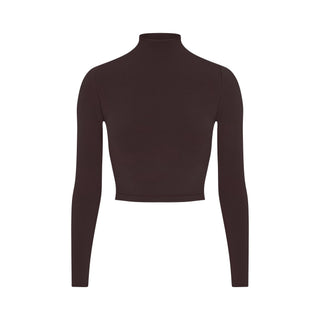 NikeSKIMS VINTAGE SEAMLESS MOCK NECK CROP TOP | PHOENIX
