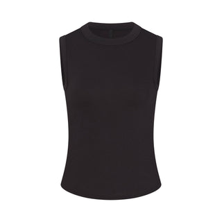 WORN IN JERSEY HIGH CREW TANK | WASHED ONYX