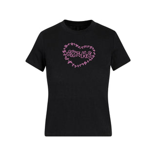 WORN IN JERSEY T-SHIRT | WASHED ONYX SKIMS HEART