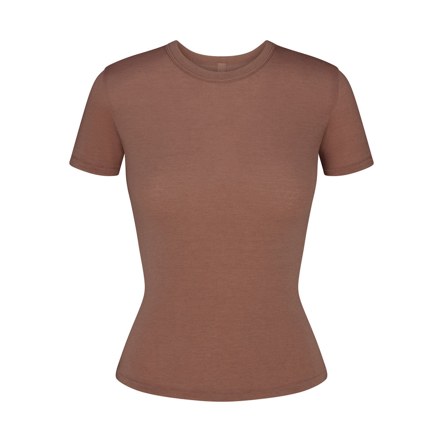 SHEER MODAL LONG T-SHIRT | SIENNA