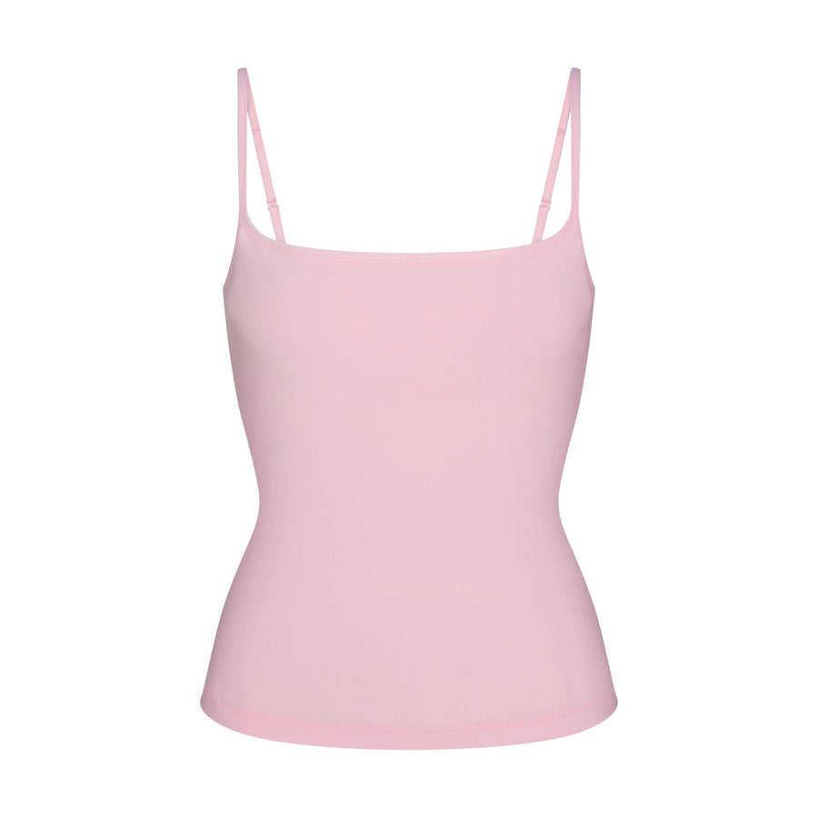 COTTON JERSEY SCOOP NECK CAMI | CHERRY BLOSSOM