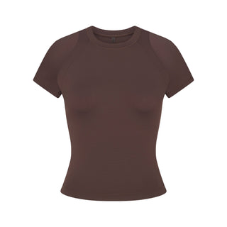 NikeSKIMS AIRY BABY TEE | DARK SEPIA
