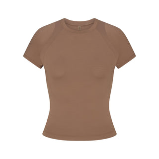 NikeSKIMS AIRY BABY TEE | MYRRH