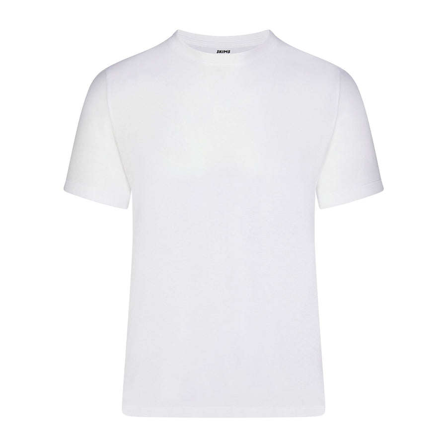 SKIMS COTTON MENS CLASSIC T-SHIRT | CHALK