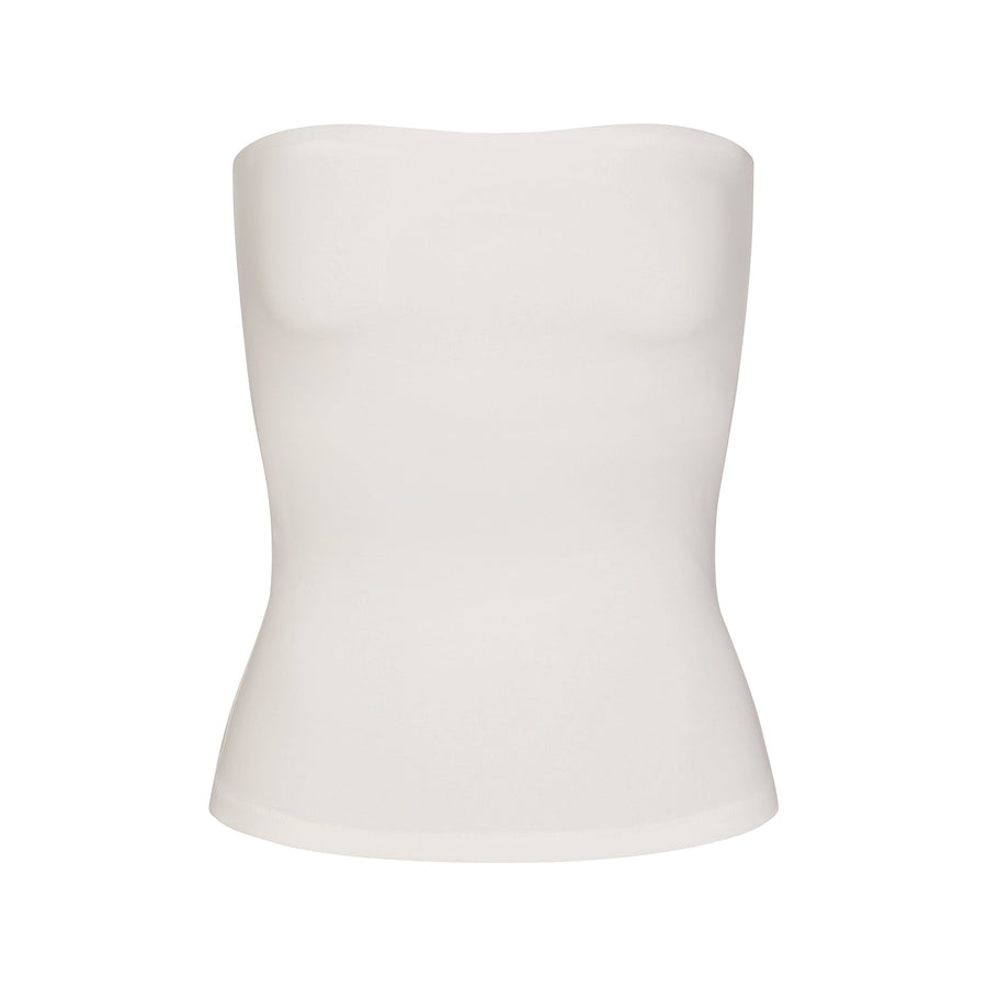 COTTON JERSEY TUBE TOP | MARBLE