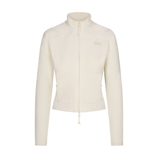 OUTDOOR FLEECE FITTED JACKET | ECRU