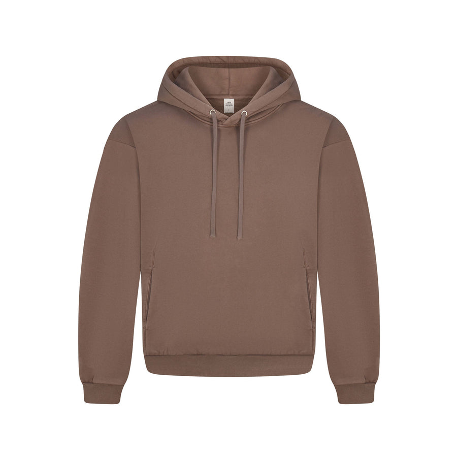 HEAVYWEIGHT FLEECE MENS HOODIE | TRUFFLE