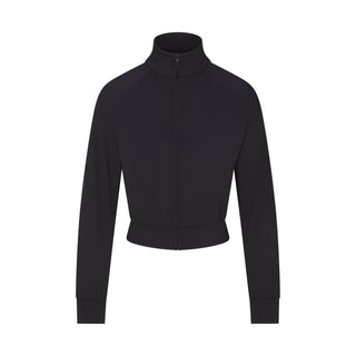 NikeSKIMS AIRY CROPPED TRACK JACKET | OBSIDIAN