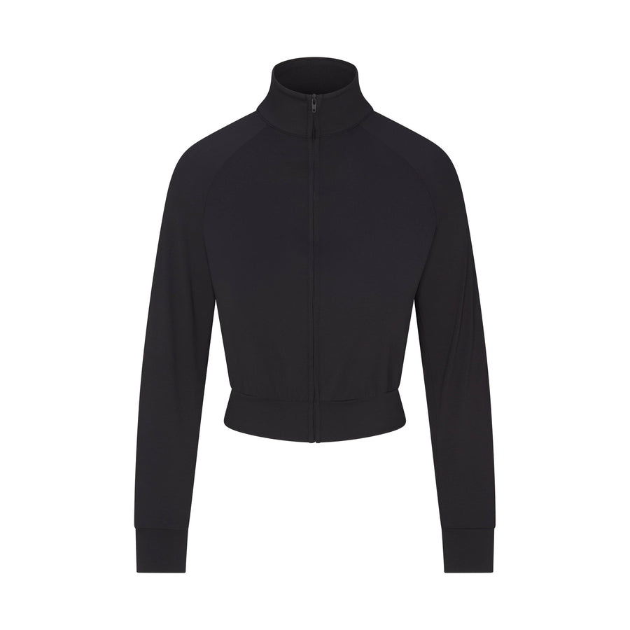 NikeSKIMS AIRY CROPPED TRACK JACKET | OBSIDIAN