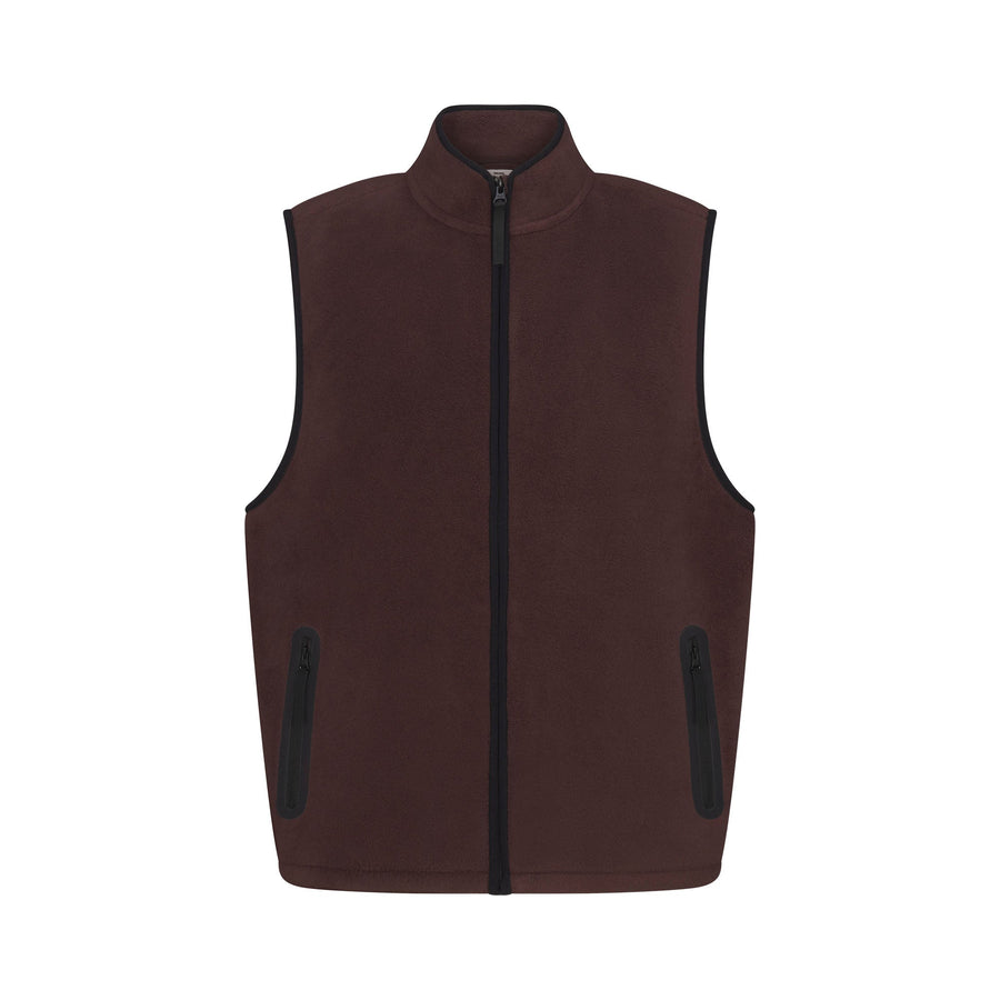 ARCTIC FLEECE MENS VEST | ESPRESSO