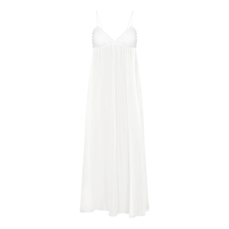 SKIMS ROMANCE LONG SLIP DRESS | IVORY