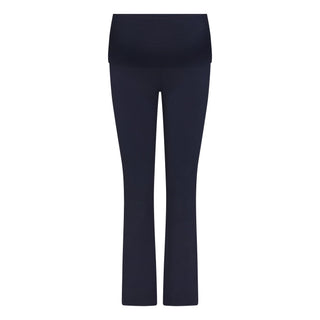 COTTON JERSEY MATERNITY FOLDOVER PANT | NAVY