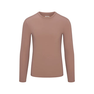 FITS EVERYBODY MENS SLIM LONG SLEEVE T-SHIRT | UMBER