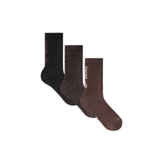 NikeSKIMS ACCESSORIES DRI-FIT™ CREW SOCK 3-PACK | DARK SEPIA MULTI