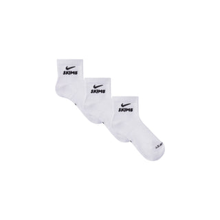 NikeSKIMS ACCESSORIES DRI-FIT™ QUARTER CREW SOCK 3-PACK | SNOW