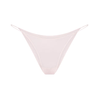 ULTRA FINE MESH STRING BIKINI | BARELY PINK