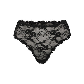 STRETCH LACE BRIEF | SOOT