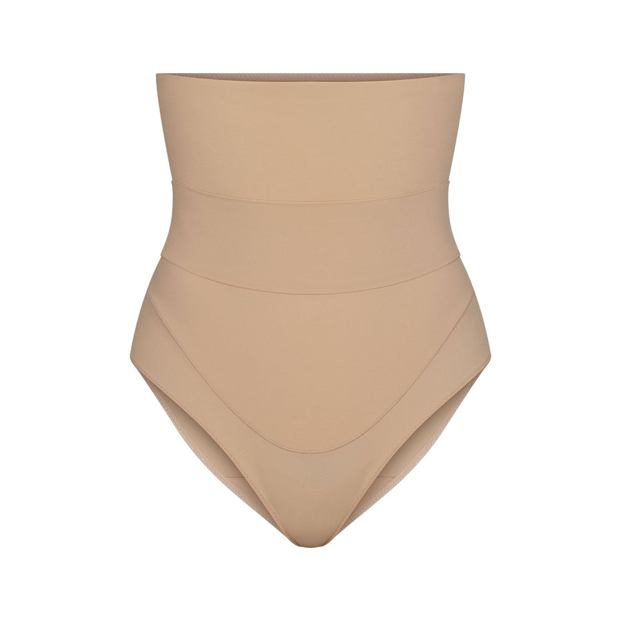 FITS EVERYBODY MATERNITY BANDED HIGH-WAISTED BRIEF | CLAY