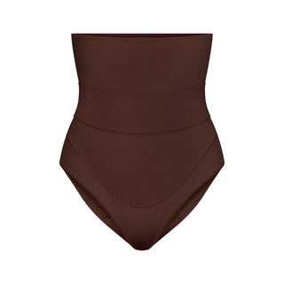 FITS EVERYBODY MATERNITY BANDED HIGH-WAISTED BRIEF | COCOA