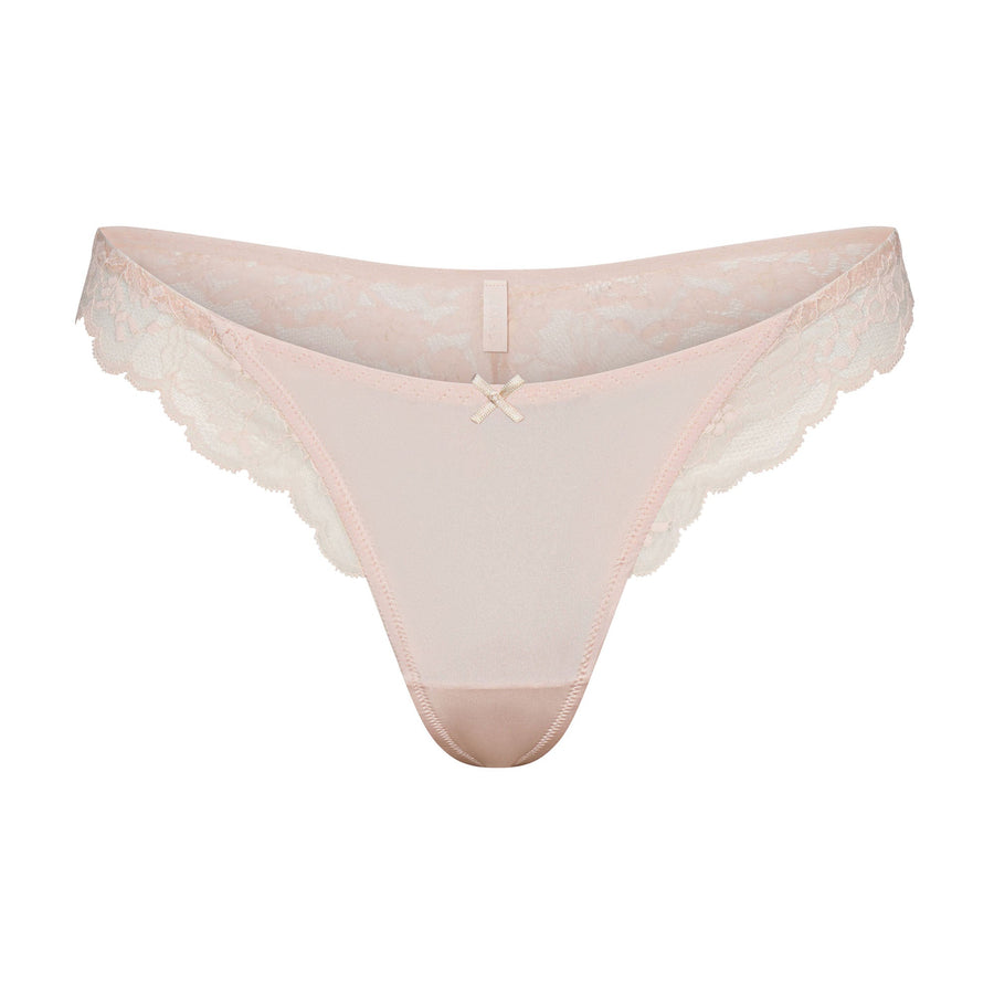 SKIMS LACE THONG | PRIMROSE
