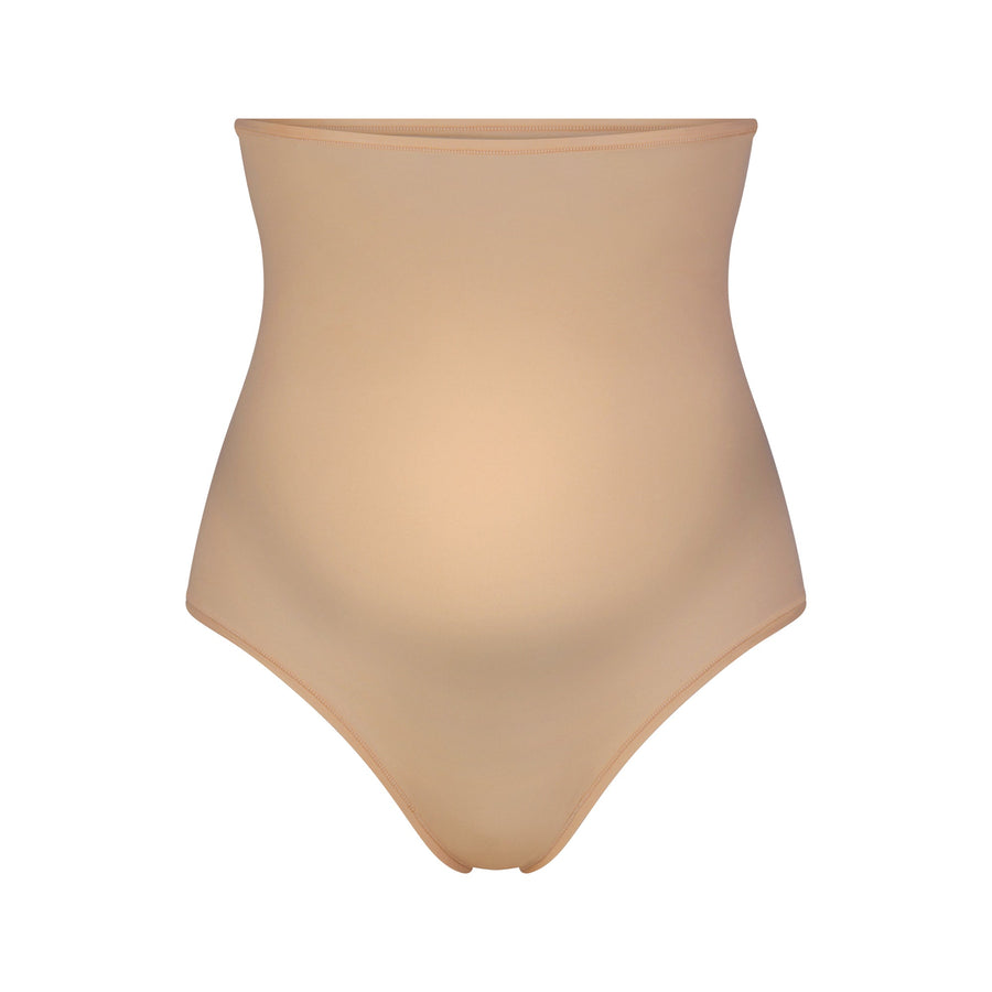 FITS EVERYBODY MATERNITY HIGH-WAISTED THONG | CLAY