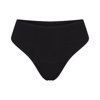 PERIOD PANTIES THONG | OBSIDIAN
