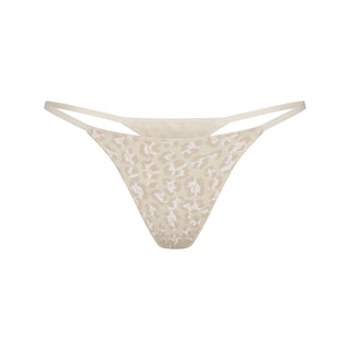 LIGHTWEIGHT COTTON STRING THONG | DELTA LEOPARD