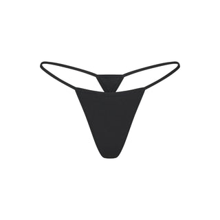 EVERYDAY COTTON STRING THONG | ONYX