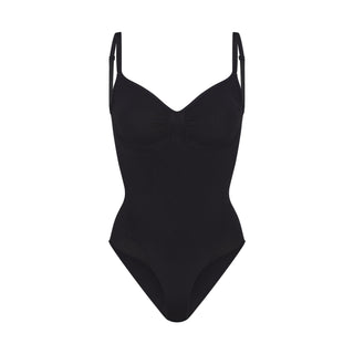 SEAMLESS SCULPT BRIEF BODYSUIT | ONYX