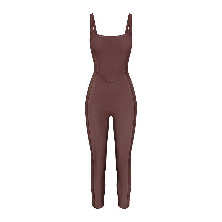 POWER MESH SHAPEWEAR CATSUIT | COCOA