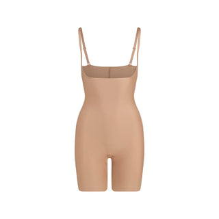 SKIMS BODY CORE SCULPT OPEN BUST MID THIGH BODYSUIT | SIENNA