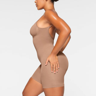 SEAMLESS SCULPT LOW BACK MID THIGH BODYSUIT | SIENNA