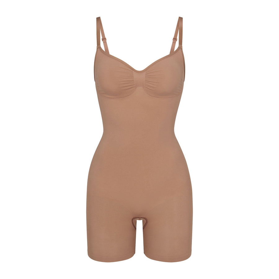 SEAMLESS SCULPT MID THIGH BODYSUIT | SIENNA