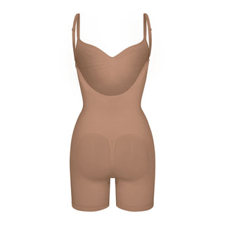 SEAMLESS SCULPT LOW BACK MID THIGH BODYSUIT | SIENNA