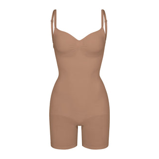 SEAMLESS SCULPT LOW BACK MID THIGH BODYSUIT | SIENNA