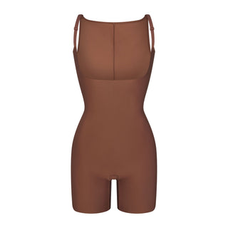 SKIMS BODY CORE SCULPT BACK SMOOTHING OPEN BUST MID THIGH BODYSUIT | JASPER