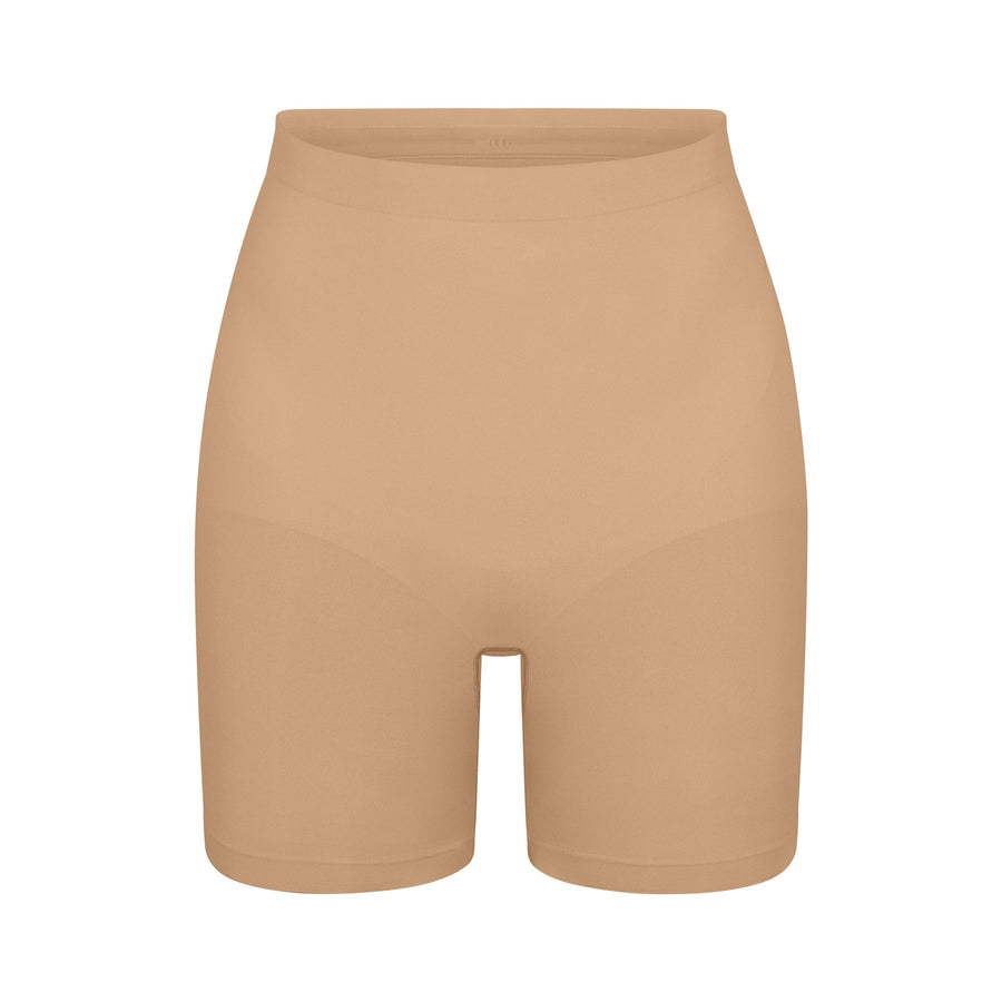 SEAMLESS SCULPT MID THIGH SHORT | CLAY